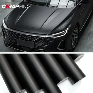 New 2026 Matte Black Car Vinyl Wrap Anti-scratch Color Changing Decorative Film Waterproof Stickers for Home Motorcycle Car Accessories car decoration accessoriess