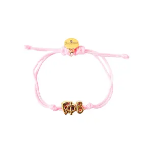 Gamma Phi Beta Sorority Cord Bracelet