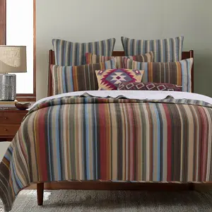 Greenland Home Fashions Durango Bonus Quilt Set – Cotton Southwestern Bedding with Pillows Included