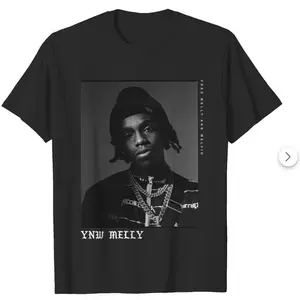 Ynw Melly shirt V-Neck Crew Neck Casual Cotton Plain Black White