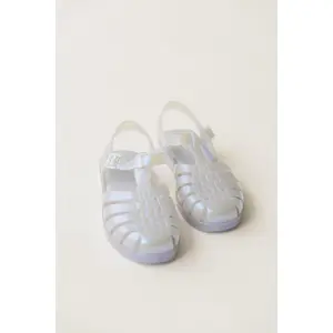 Melissa: The Possession Jelly Sandal in Pearly Blue