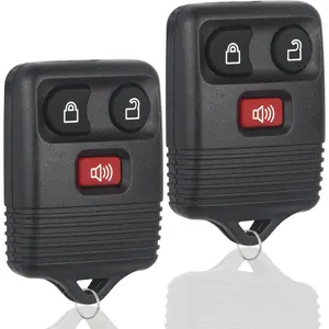 Key Fob Remote Replacement Compatible with Ford 2000-2014 E150 Escape 1998-2014 Ranger Explorer Expedition/Mazda B-Series/Mercury/Lincoln MKZ MKX CWTWB1U345 Keyless Entry Remote (2-Pack)