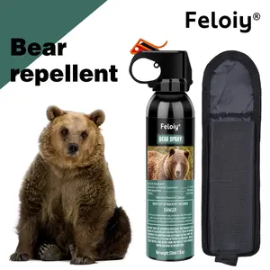 Feloiy Bear Repellent Spray with Pocket - A Wilderness Safety Essential, 11 Oz/330ml