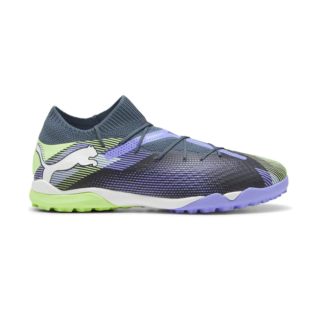 PUMA Mens Future 7 Pro Cage Soccer Cleats  - Green, Purple
