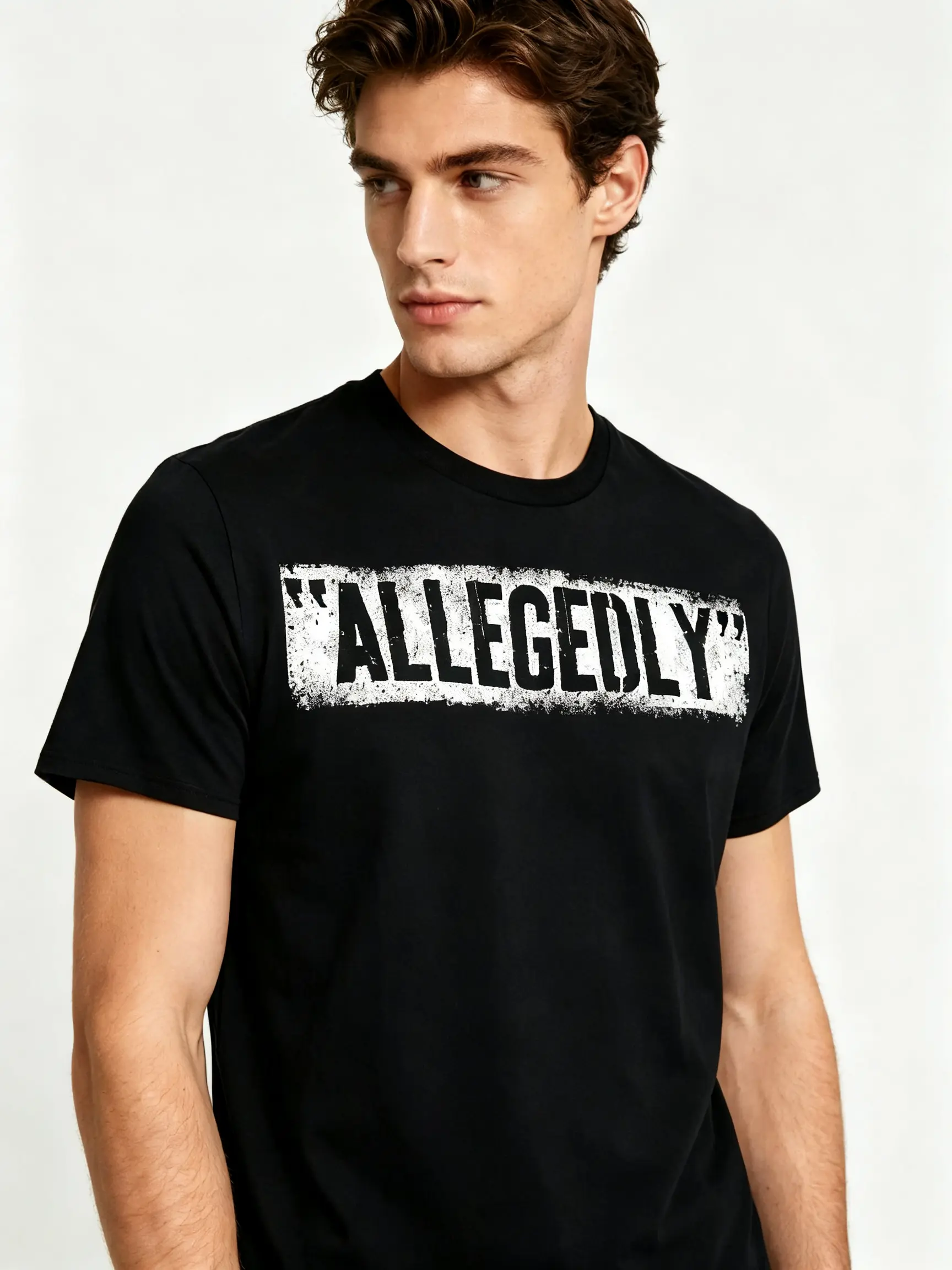 Allegedly Funny T-Shirt Sarcastic Humor Meme Graphic Tee