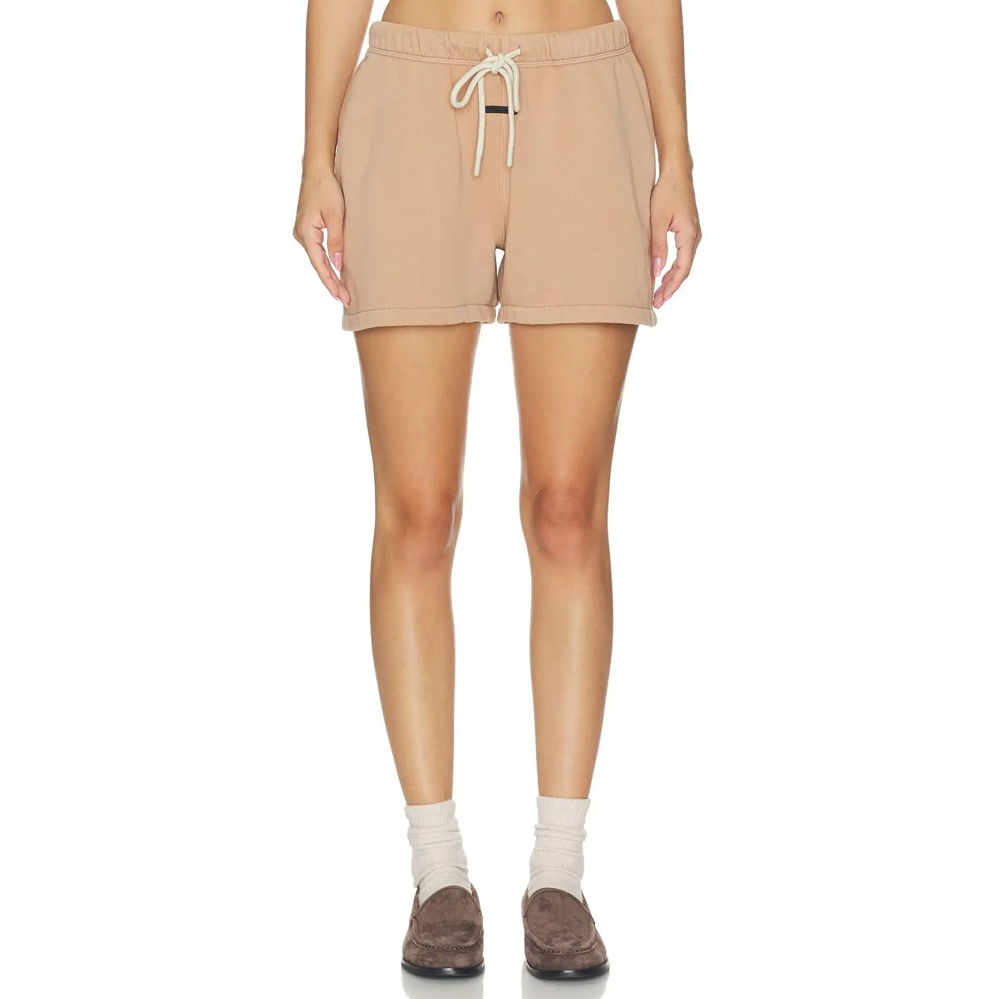 Fear of God ESSENTIALS Classic Fit Short in Washed Ginger