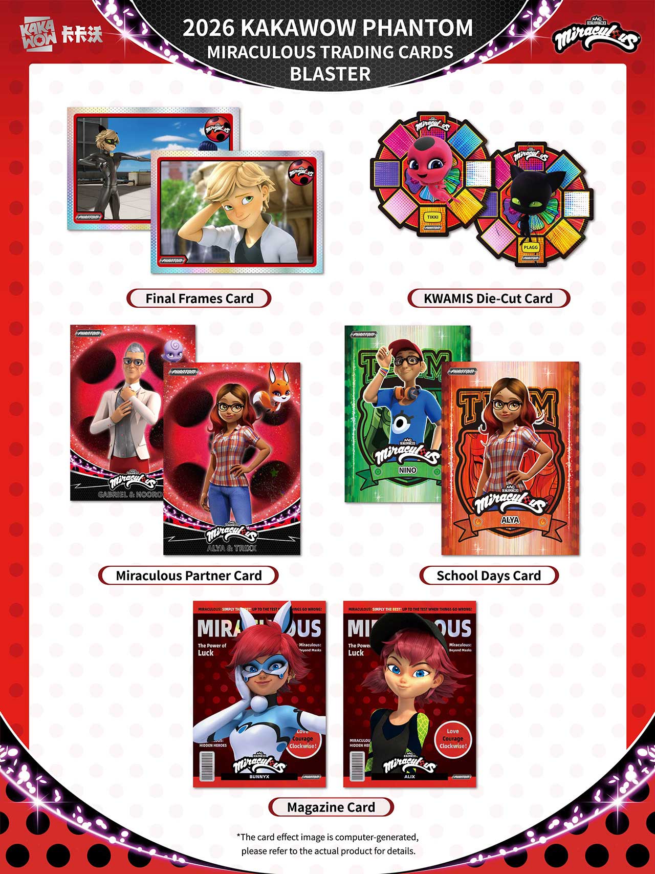 2026 PHANTOM Miraculous Trading Cards - Blaster
