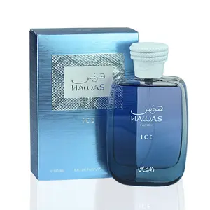 Hawas Ice Eau de Parfum 100ml (3.4 oz) by Rassasi– Unisex Ice Perfume by Rasasi, Long Lasting Cologne Hawas Ice Eau de Parfum 100ml (3.4 oz) by Rassasi– Unisex Ice Perfume by Rasasi, Long Lasting Cologne