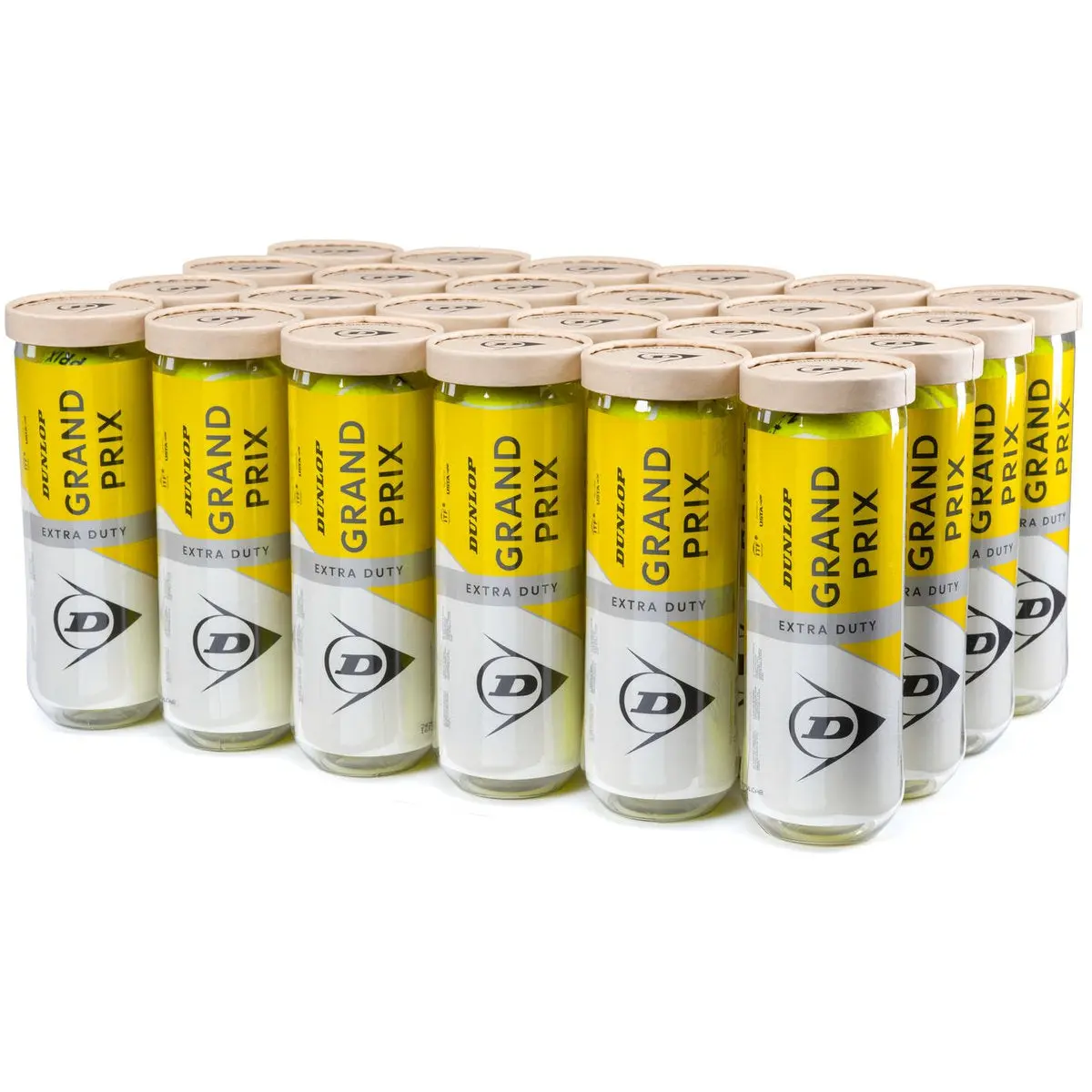 Dunlop Grand Prix Extra Duty Tennis Balls - Case (72 Balls)