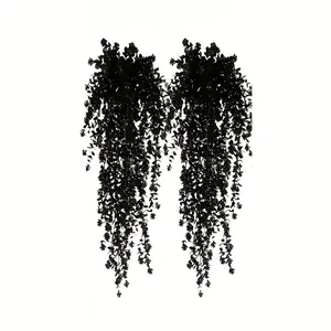 Artificial Hanging Vine, 2/4 Counts Anti-UV Fake Hanging Flower, Fake Plant Vine for Indoor Outdoor Decoration, Artificial Hanging Baskets, Home Decor Supplies