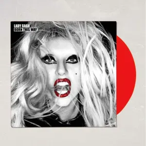 Lady Gaga - Born This Way Limited Exclusive Red Opaque Colored Vinyl 2XLP