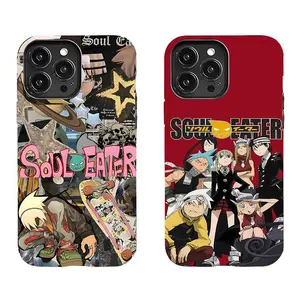 Soul Eater phone case, trendy mixed-and-matched design. Suitable for iPhone 17-11 Pro Max/Plus and Samsung Galaxy S23-25.