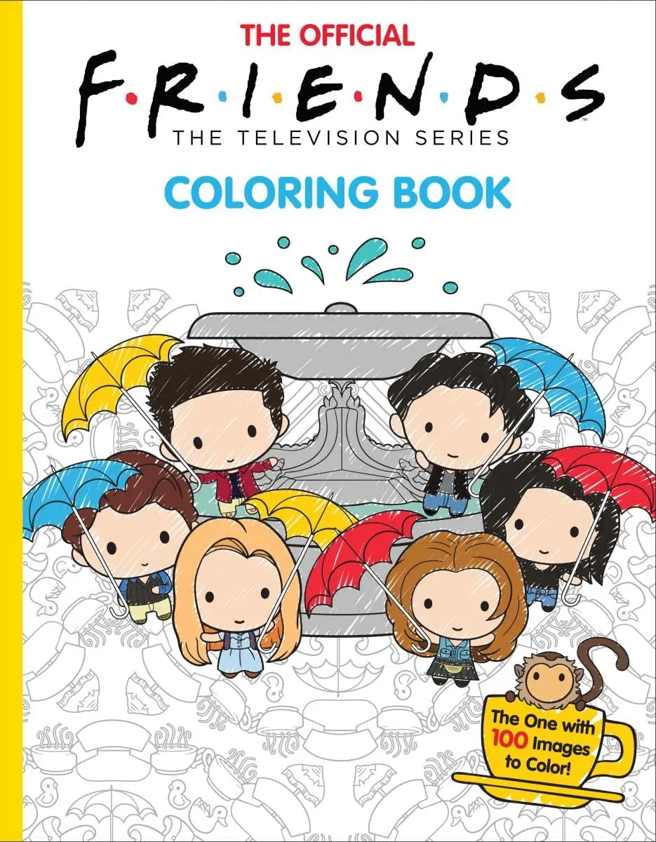 The Official Friends Coloring Book: The One with 100 Images to Color! -- Micol Ostow - Paperback