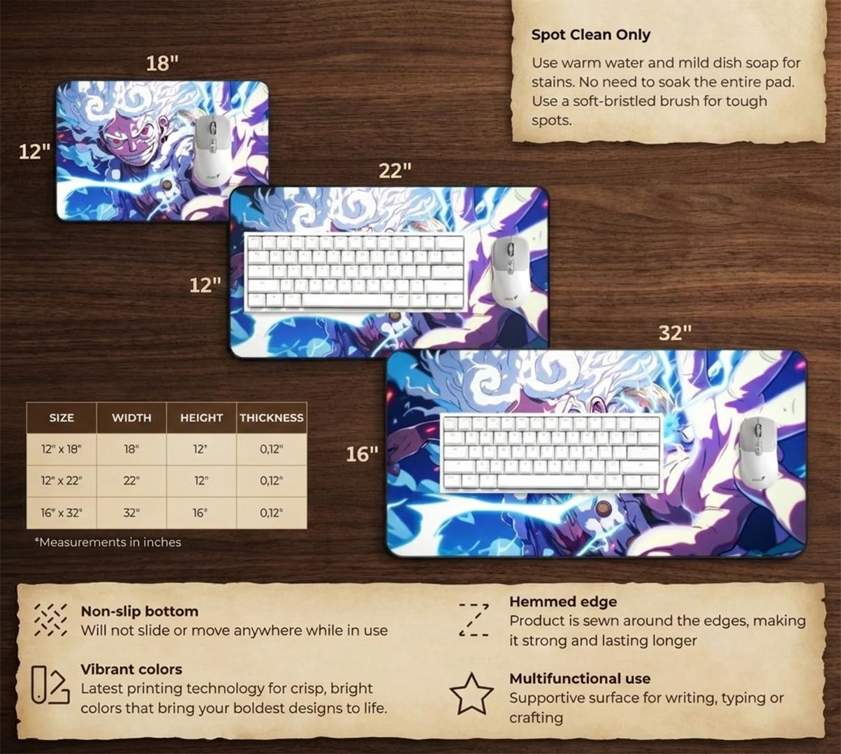 Python Cheat Sheet XL Desk Mat Programmer Workspace AccessoryEnhance Gaming Large mat