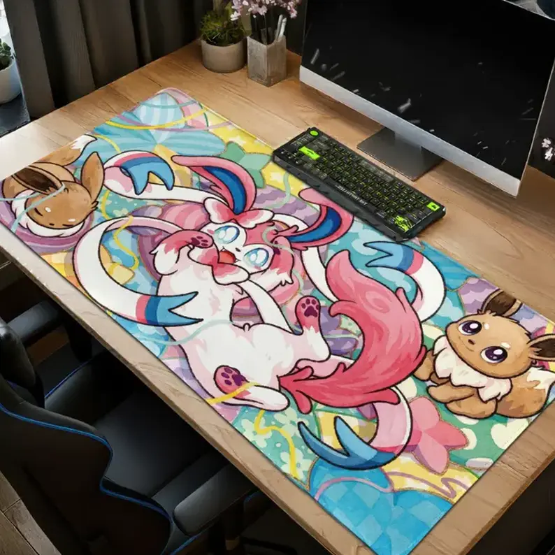 Sylveon Candy Play Mouse Pad Desk Mat – FASTSHIPPING