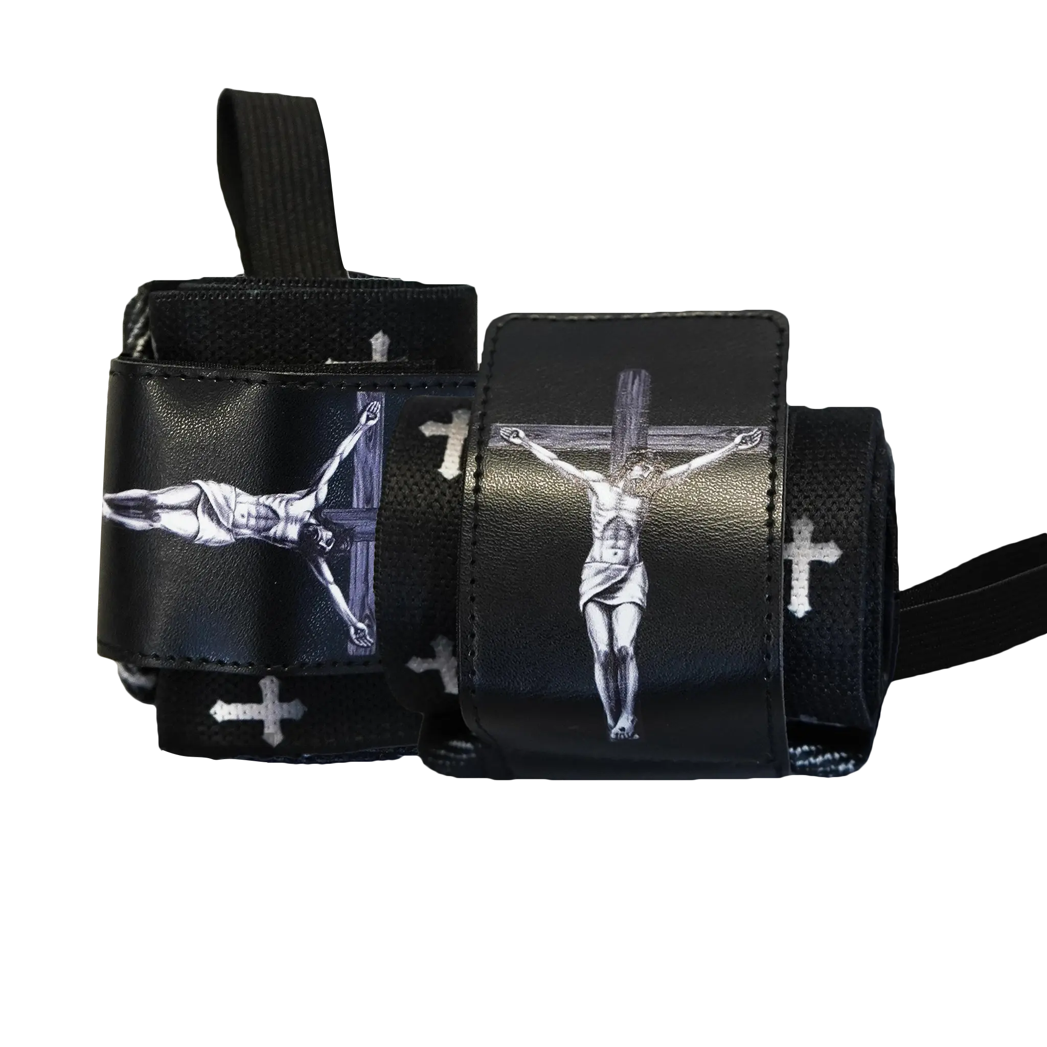 Jesus Crucified Wrist Wraps