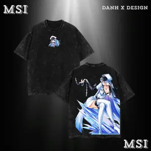 Esdeath | Akame ga Kill Washed Tee Hoodie Sweater Double Printed Tyrant Legacy Graphic — For Legendcore Fans, For Gift Drops That Rule With Fear