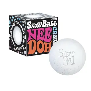 SnowBall Crunch – Snow-Like ASMR Sensory Toy with Crunchy Sound, Soft Stretchy Squeeze Stress Relief Balls for Anxiety