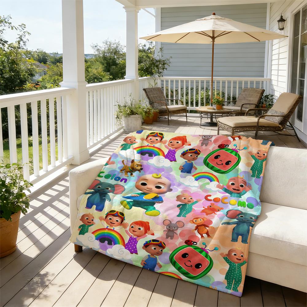 Cocomelon Rainbow Cartoon Kids Flannel Blanket, Soft Warm Cozy Throw For Bed Sofa Nap Travel, Cute Home Decor, Holiday GiftGift For Men & Women, Gift For Kids, Birthday Gift,Christmas,Halloween Blanket Cocomelon Rainbow Cartoon Kids Flannel Blanket, Soft Warm Cozy Throw For Bed Sofa Nap Travel, Cute Home Decor, Holiday GiftGift For Men & Women, Gift For Kids, Birthday Gift,Christmas,Halloween Blanket