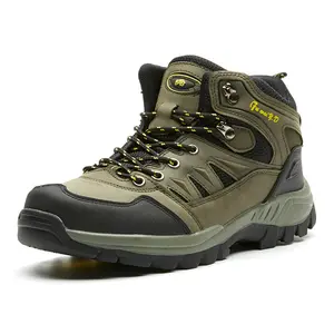 Men's Waterproof Mid-Trekking Boots, Outdoor Hiking, Backpacking & Mountaineering Footwear for Camping Adventures,summervibes