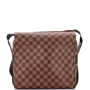 Pre-owned Louis Vuitton material Messenger Bags Naviglio Handbag Damier by Rebag