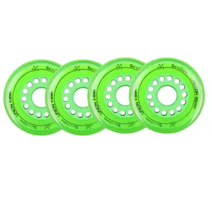Labeda Roller Hockey Wheels - Union 80mm 76A Green (4-Pack)
