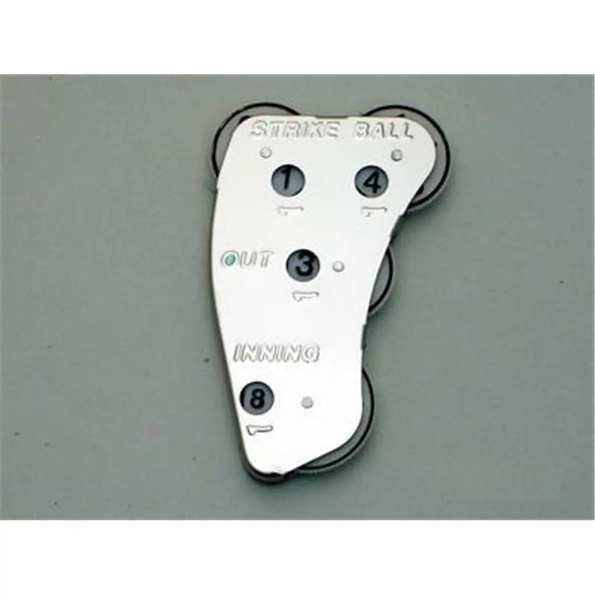 Everrich Metal Baseball Counter Products - Right-Hand Design, Tracks Balls, Strikes, Outs, and Innings