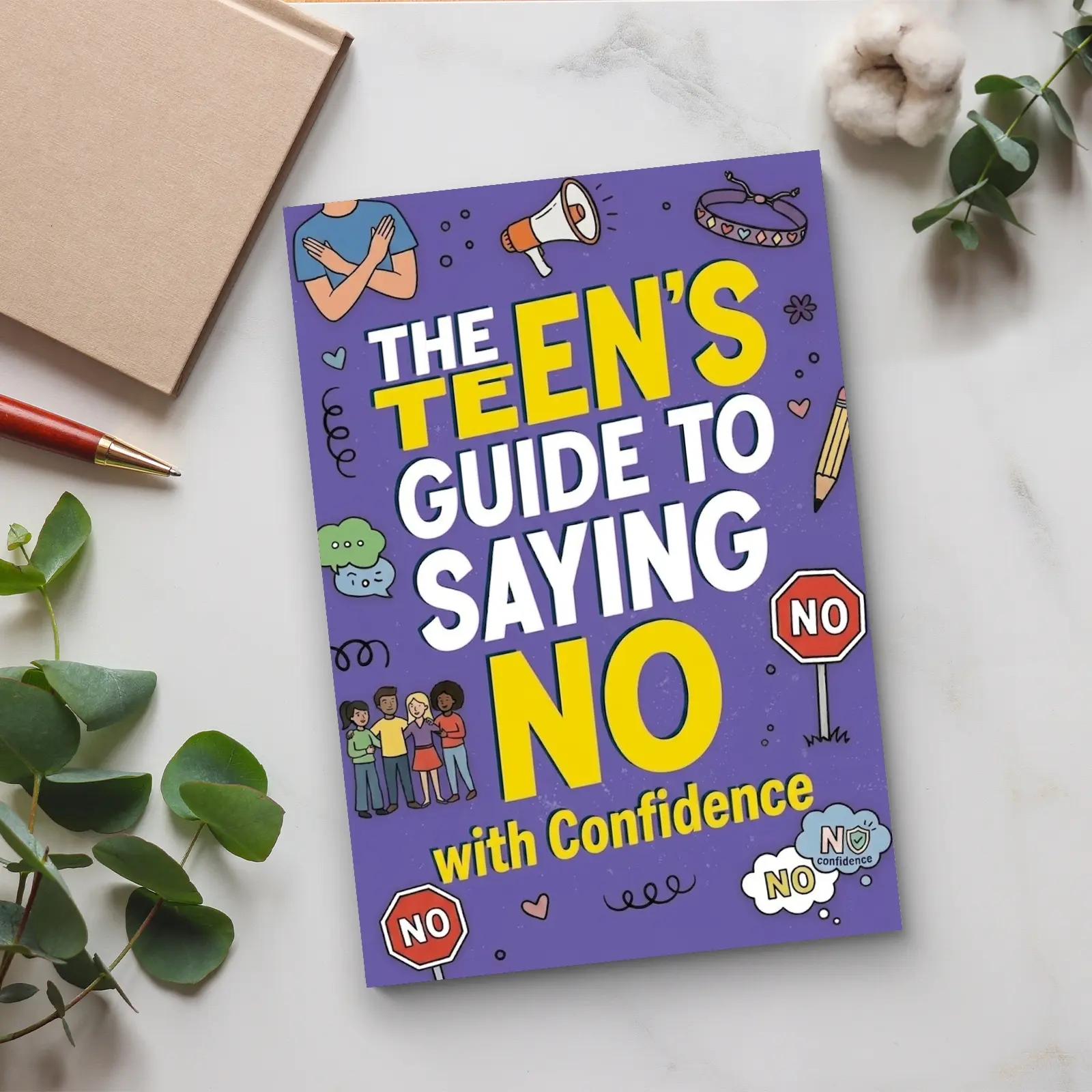Teen Confidence Book, Self Esteem, Boundaries, Social Pressure, Emotional Strength and Personal Growth for Teens
