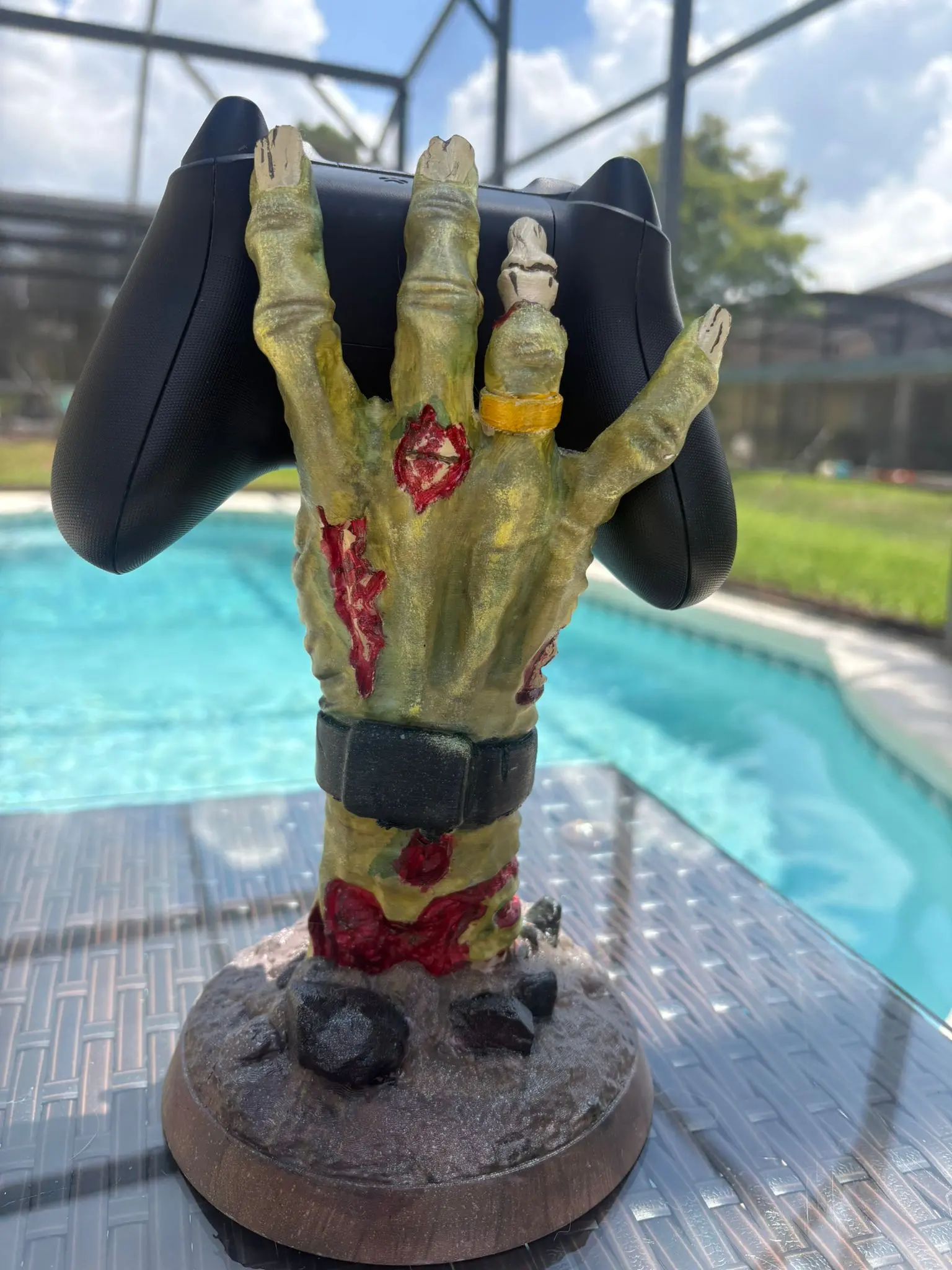 Zombie Hand Controller Holder – Unique Gaming Setup Accessory
