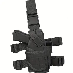 Universal Adjustable Tactical Thigh Holster, Durable Drop Leg Gun Accessory for Hunting, Airsoft & Outdoor Shooting Activities