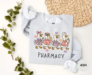 Funny Goose Tshirt, Pharmacy Technician Sweatshirt, Funny Gift For Pharmacist Colleague Coworker