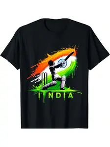 100% Cotton Magical Cricket Lover Gifts India Cricket Cricket Fan T-Shirt