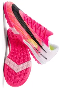 Men's Turf Soccer Shoes, Sports Football Shoes, TF Football Cleats, Non-Slip Wear-Resistant Outsole, Breathable Lightweight Upper, Cushioned Midsole, Training Shoes for Indoor & Outdoor Football Matches, High Performance Football Shoes