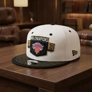 New York Knicks 2026 Champions Locker Room 9FIFTY Snapback Hat – NBA Championship Basketball Cap for Men & Women