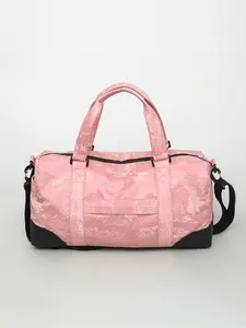 Street Style Pink Tie-Dye Large Capacity Travel Bag Multi-Way Short Trip Luggage Bag Trolley-Compatible Fitness Commuter Backpack New Arrival for Students Returning to School