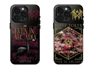 2 Styles Sleep Token Even In Arcadia Tough Case Sleep Token Tour 2025 Gift For Fan Magsafe Phone Case & Tough Phone Case + Phone Cases Phone Cover Hard Case Tough 2-piece Phone Case