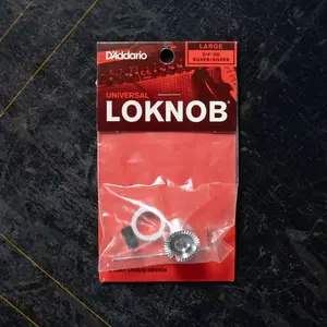 D'Addario Loknob Pro (Large Silver Metal Knob)