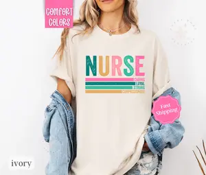 Nurse Shirt Comfort Colors, RN Shirt, Gift for Nurse