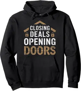 Real Estate Agent Property Management Broker Realtor Pullover Hoodie BG
