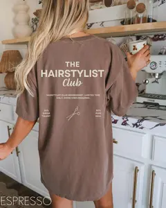 Hairstylist Shirt Hair Stylist T-shirt Custom Dresser Gift Hairdresser Tee Grad Therapist Tshirt Salon Apparel