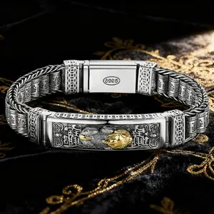 Feng Shui Bracelet, Fortune Bangle, Simple Lucky Creative Fengshui Decor for Wealth and Happiness Amulet Bracelet for Men Women