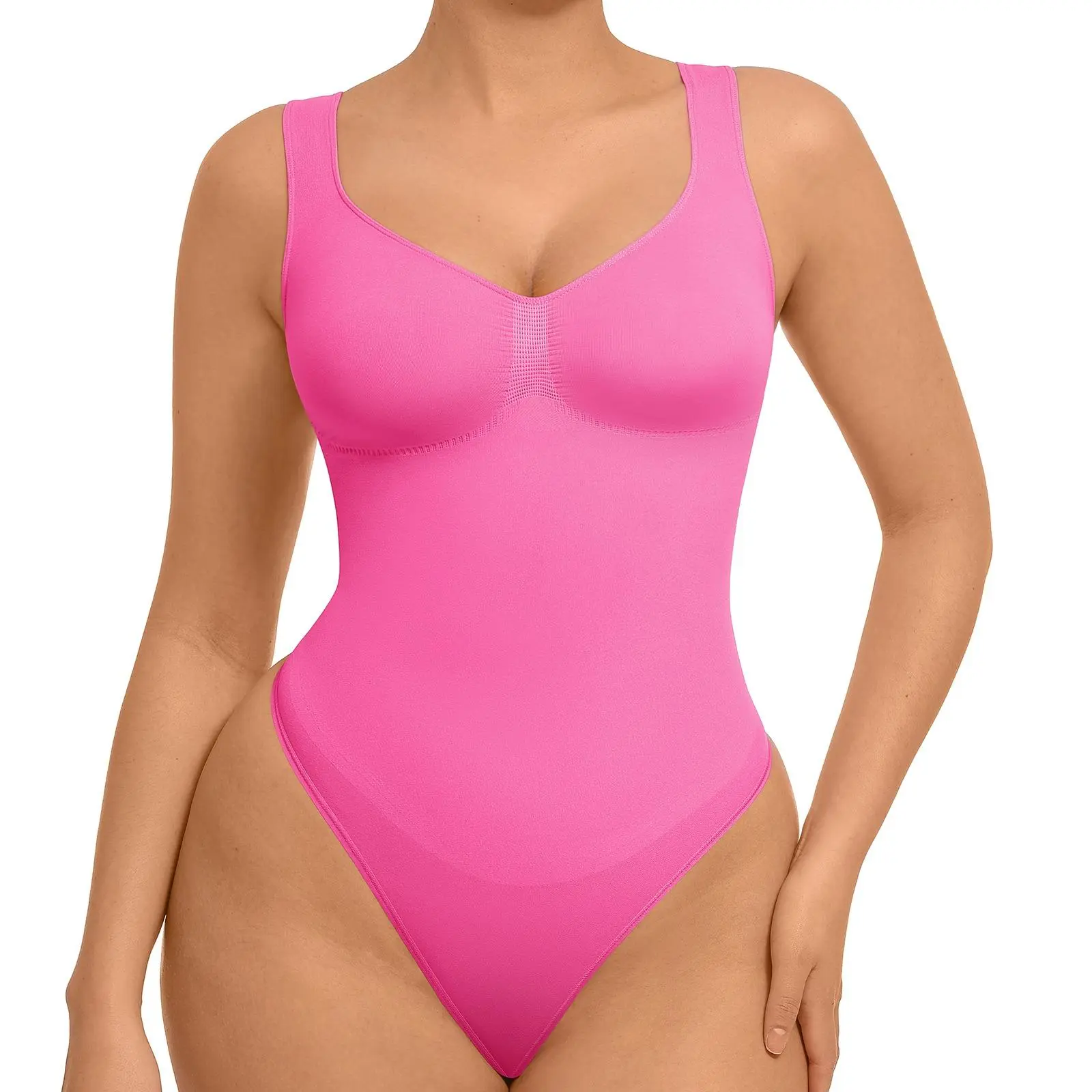 FeelinGirl Women's Seamless Sleeveless Thong Bodysuit for Tops and Comfortable for Lady Soft Womenswear Basic FeelinGirl Women's Seamless Sleeveless Thong Bodysuit for Tops and Comfortable for Lady Soft Womenswear Basic