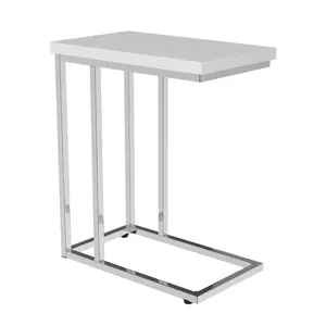 Lavish Home Sofa Side Table Modern C Shaped End  Tables