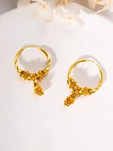 12pcs 24k Luxurious Arabic Style Hoop Dangle Earrings, Vintage Beaded Court Design, Elegant Jewelry for Women, Statement Earrings