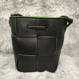 Pre-owned Bottega Veneta Calfskin Bucket Bags Intrecciato XiaoTang0214