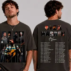 Alex Warren 2026 Tour Shirt, Vintage Concert Tee, Indie Music Fan Shirt, Retro Graphic T-Shirt, Alex Warren Merch Gift N11