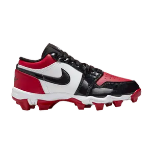 Jordan 1 Low Cleat GS 'Bred Toe'
