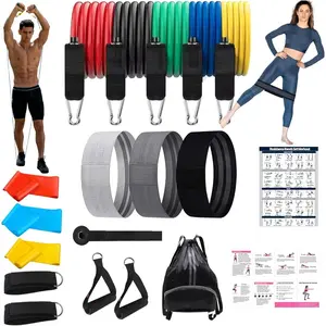 Long Resistance Bands for Working Out, Fabric Booty Bands, Loop Bands for Exercise, Mini Bands for Stretching, Stretch Bands for Physical Therapy