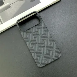 New ultra-thin carbon fiber pattern phone case for Apple 17promax, iPhone16promax, fashionable 15pm, high-end 13 skin texture hard shell, 12 niche, 14 shockproof protective cover, 17pro
