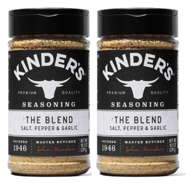 2 Pack Kinder's The Blend Seasoning Salt, Pepper and Garlic, 10.5 oz.